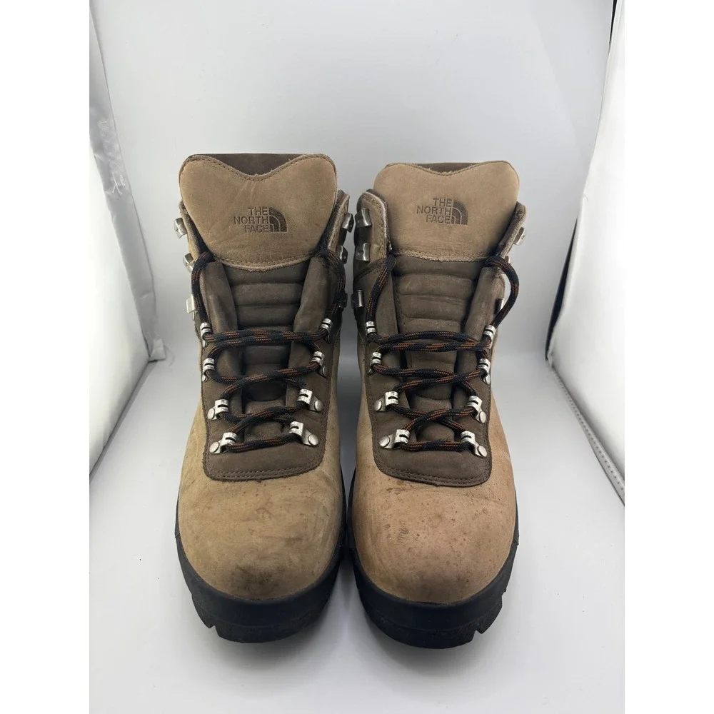 The North Face Mens Brown Nubuck Leather Hiking Boots 39206 G08 Size 9